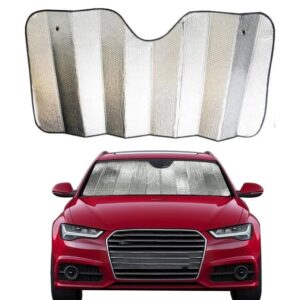 Araç Ön Cam Katlanabilir Güneşlik UV ve Isı Koruma Renault Megane Fiat Egea Hyundai i20 Opel Astra