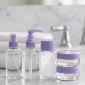 Seyahat İçin 5’li Şeffaf Kozmetik Şişe Seti 30 ml