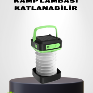 Şarjlı LED Lamba – Dokunmatik Sensörlü, 3 Kademeli Parlaklık