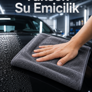 Mikrofiber Tank Bezi Araç İç ve Dış Temizlik İçin Çizmez Yumuşak Kurulama Bezi
