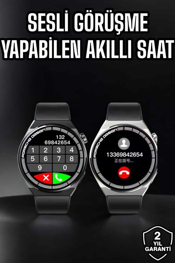 Akıllı Saat Nabız Sensörlü Bildirim Görebilen Spor Modları GPS Takibi Yeni Nesil