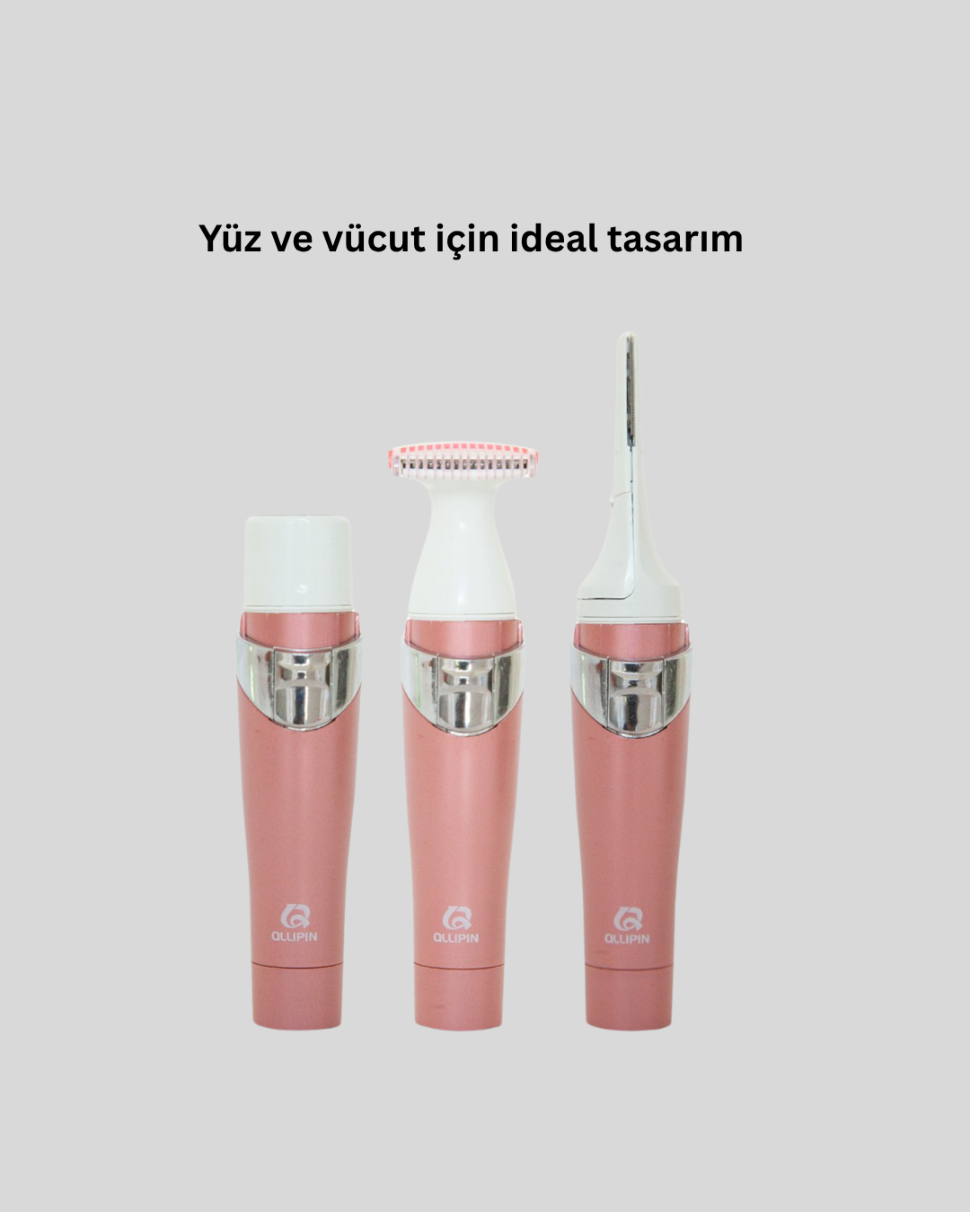 3 Başlıklı Taşınabilir Yüz ve Vücut Tüy Alma Makinesi