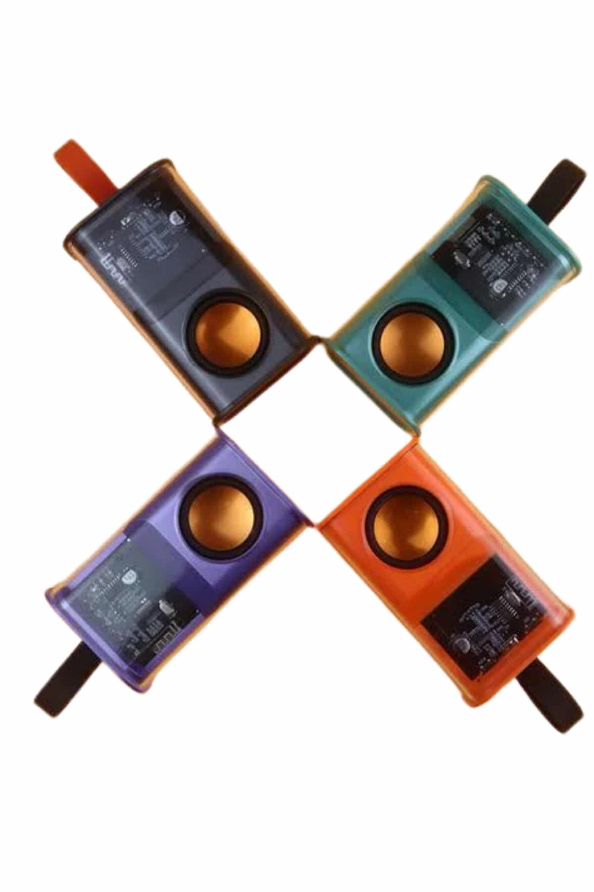 Taşınabilir Rgb Ledli Bluetooth Hoparlör Sd Kart Girişli Kablosuz