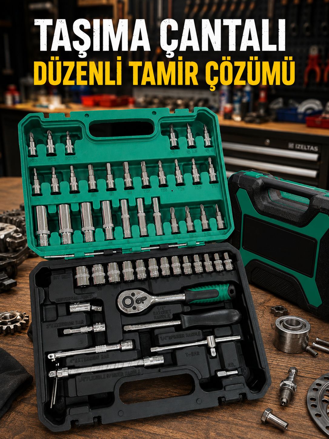 53 Parça Çok Amaçlı Lokma Anahtar Seti