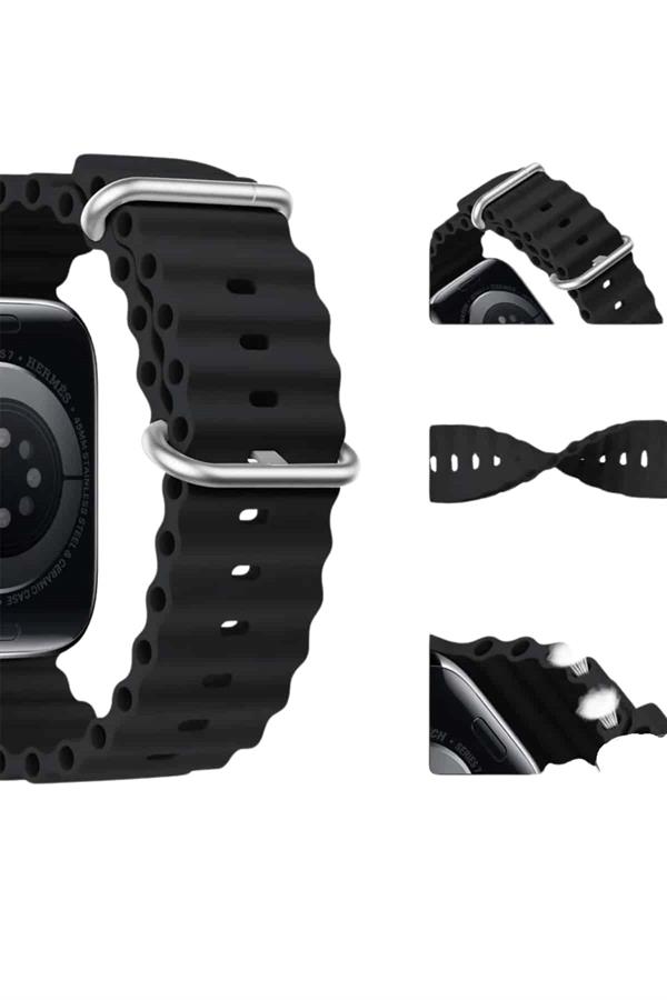Akıllı Saat Bluetooth Bağlantılı NFC ve GPS Uyumlu Nabız Ölçer Sesli Görüşme Yeni Nesil