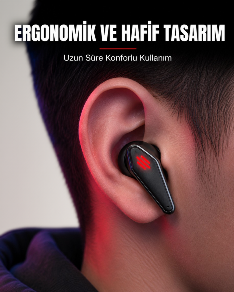 Led Işıklı Kablosuz Gaming Kulaklık Ergonomik Tasarım Yeni Nesil