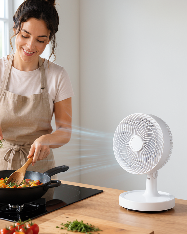 SF7733 Vantilatör 150 mm Mini Sessiz Masaüstü Hava Akışı