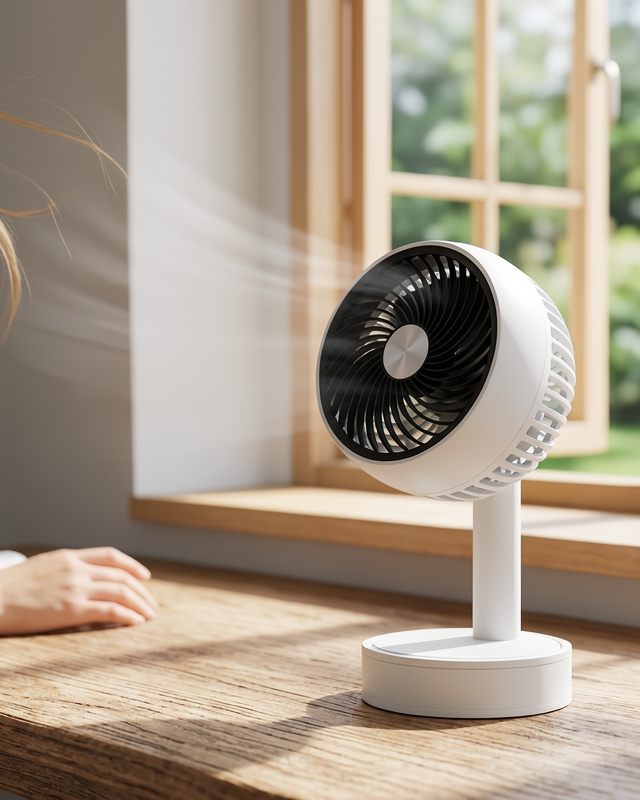 Mini Fan Sessiz Çalışan Şarjlı Masa ve Araç Kullanımına Uygun