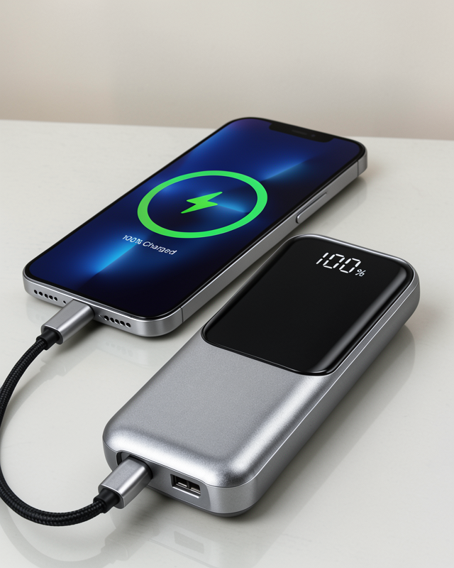 Kompakt Taşınabilir Şarj Cihazı 13000 mAh 22.5W PD Hızlı Şarj