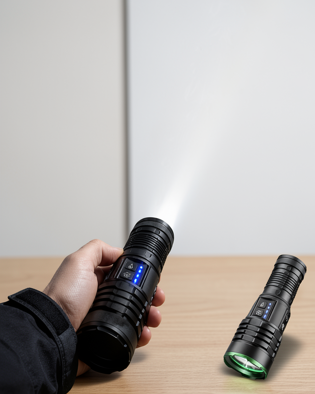 LED El Feneri Yüksek Güçlü Taşınabilir Dayanıklı Aydınlatma