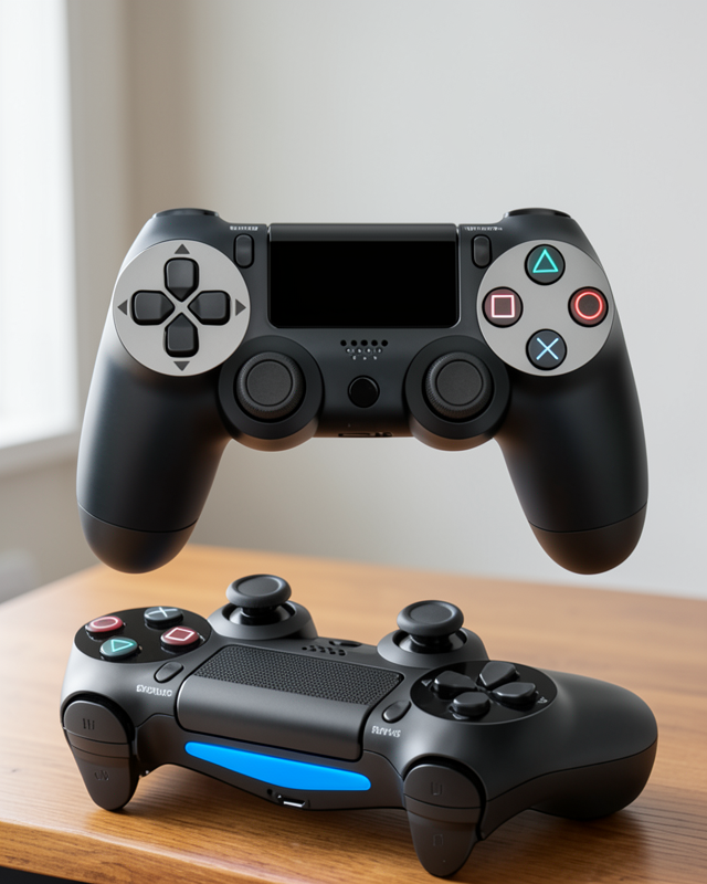 Kamuflaj Desenli PS4 Oyun Kolu Kablosuz Bluetooth Joystick
