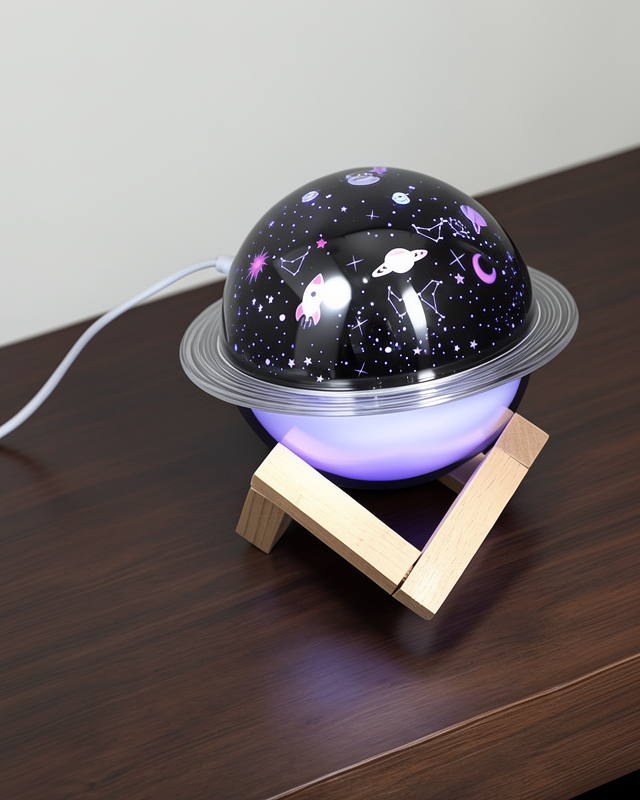 Hava Nemlendirici USB Projeksiyon Gece Lambası Aromaterapi