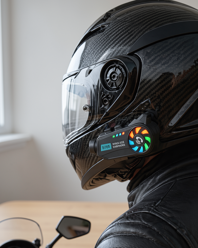 Kask Kamerası Bluetooth 5.4 Uzun Batarya 1080P Geniş Açılı