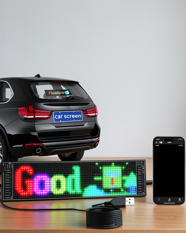 Dekoratif LED Yazı Paneli RGB Uzaktan Kumandalı 16x96 Piksel