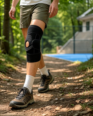Ayarlanabilir Cırtlı Silikon Pedli Ligamentli Dizlik Patella Destekli