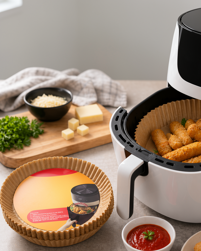 Airfryer Temiz Pişirme Kağıdı 100 Parça Tek Kullanımlık