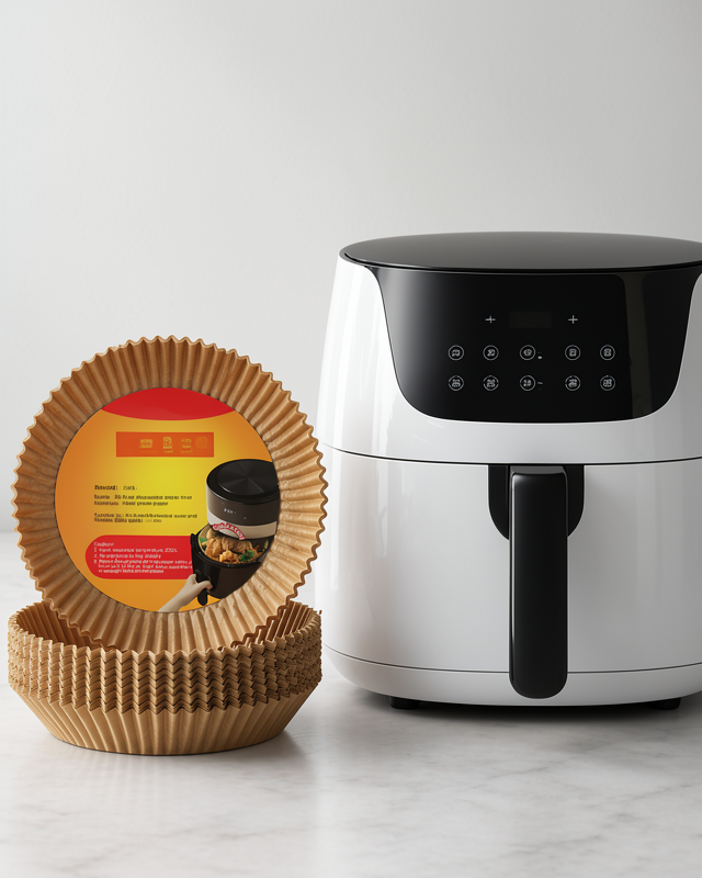 Airfryer Pişirme Kağıdı 100 Adet Su Geçirmez Yağ Tutmaz