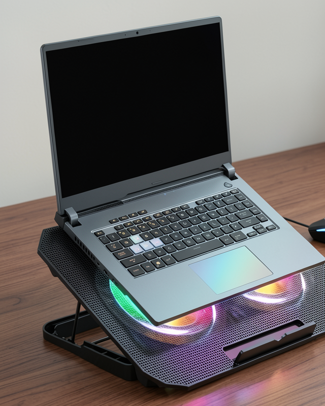 N33 Bilgisayar Fanı USB bağlantılı sessiz çift fanlı