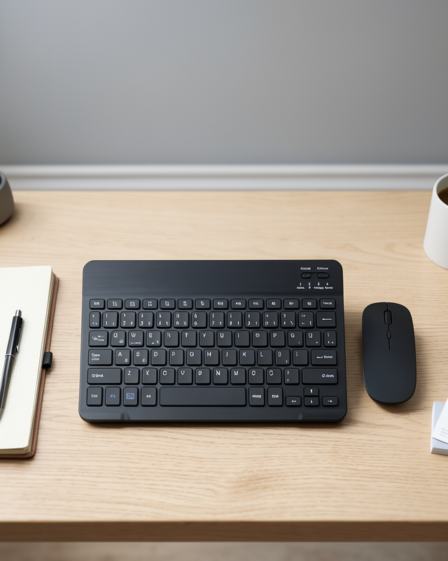 8031 Kablosuz Klavye Mouse Seti İnce Tasarım