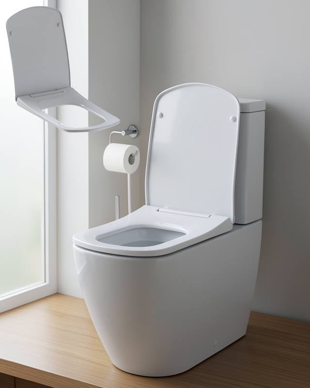 Slim Yavaş Kapanan Klozet Kapağı Kolay Montaj Modern Tasarım