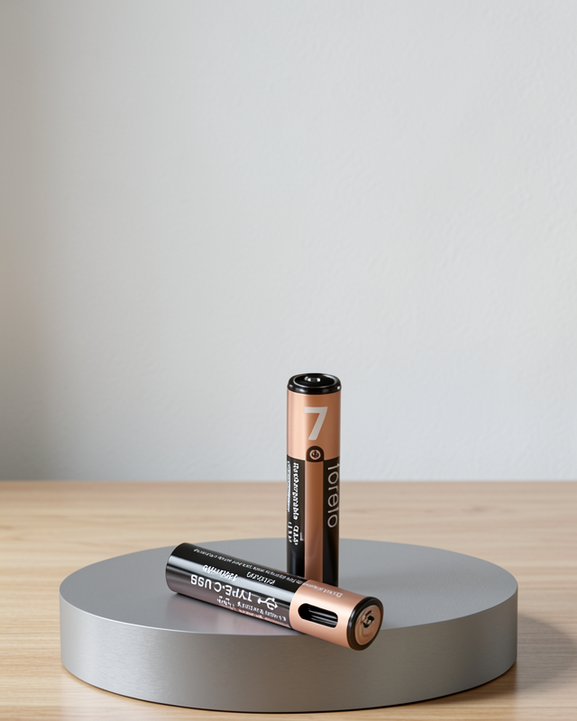 USB Type-C AAA Lityum Pil 1000+ Şarj Döngüsü ile Uzun Ömür