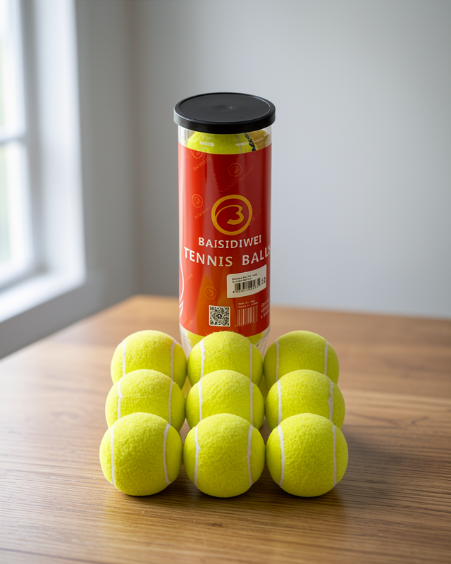 Dayanıklı Tenis Topu Seti 9'lu Yüksek Performans ve Dengeli Zıplama