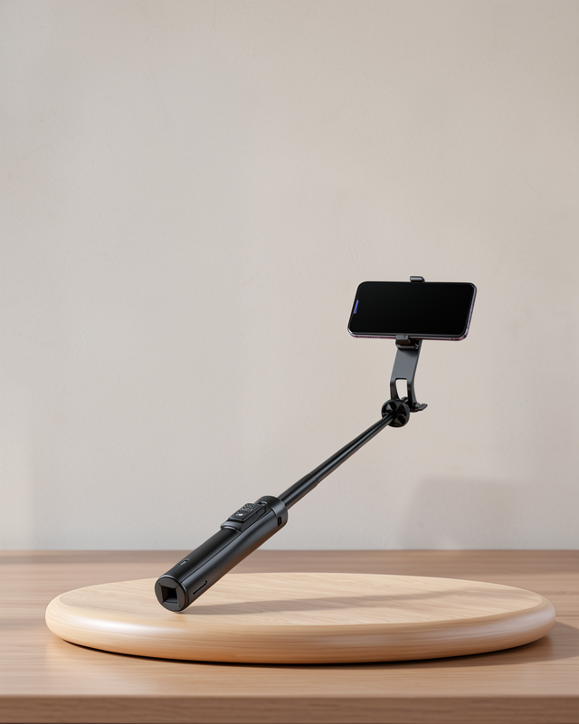 Bluetooth Uzaktan Kumandalı Selfie Çubuğu 130 cm Ayarlanabilir