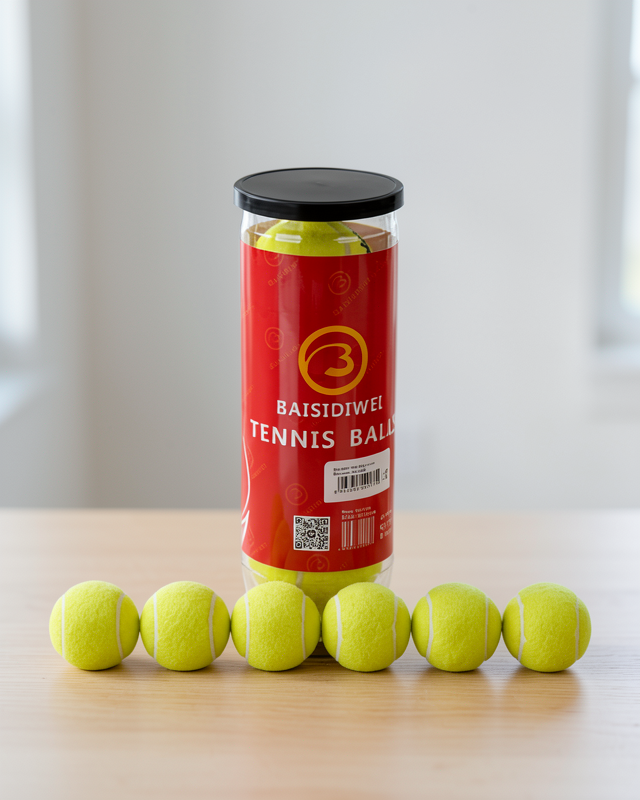 Dayanıklı Tenis Topu 6'lı Set Yüksek Zıplama Uzun Ömür