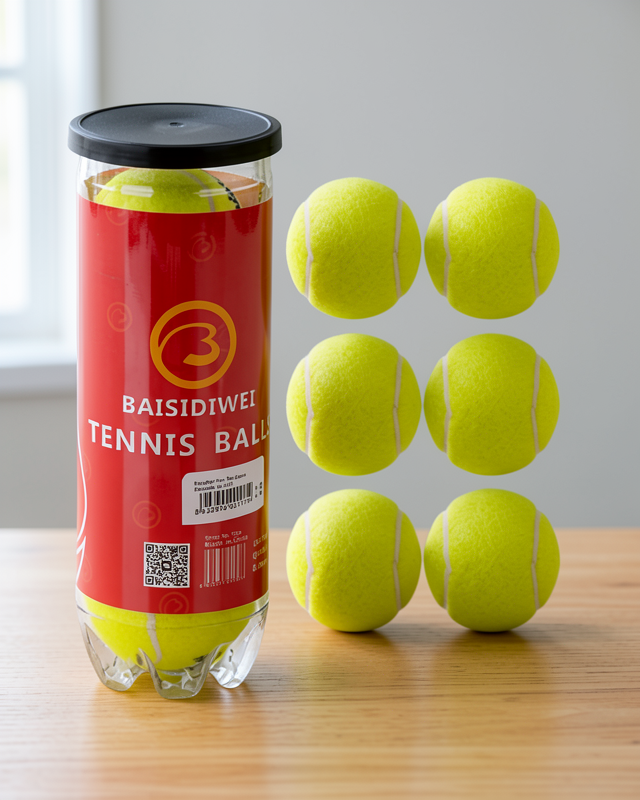 Tenis Topu 6'lı Set Dayanıklı Toplar Antrenman ve Maç İçin