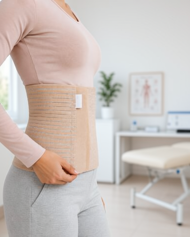 4 Kademe Ayarlı 26 cm Doğum Sonrası Karın Toparlayıcı Abdominal Korse