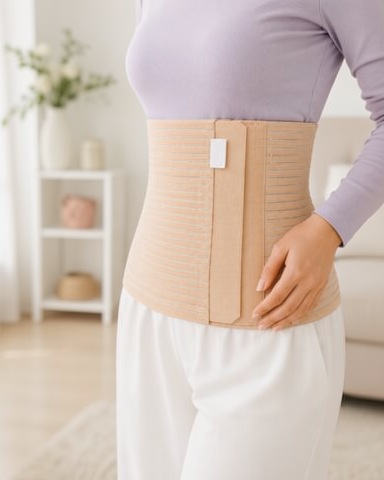 4 Kademeli Ayarlanabilir 26 cm Doğum Sonrası Abdominal Korse
