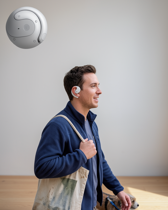 OWS Kablosuz Kulaklık Bluetooth Uzun Pil Ömrü Ergonomik Tasarım