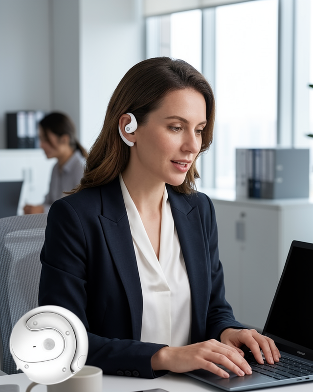 Bluetooth Kulaklık Çift Mikrofonlu Uzun Süreli Kullanım ve Hızlı Şarj