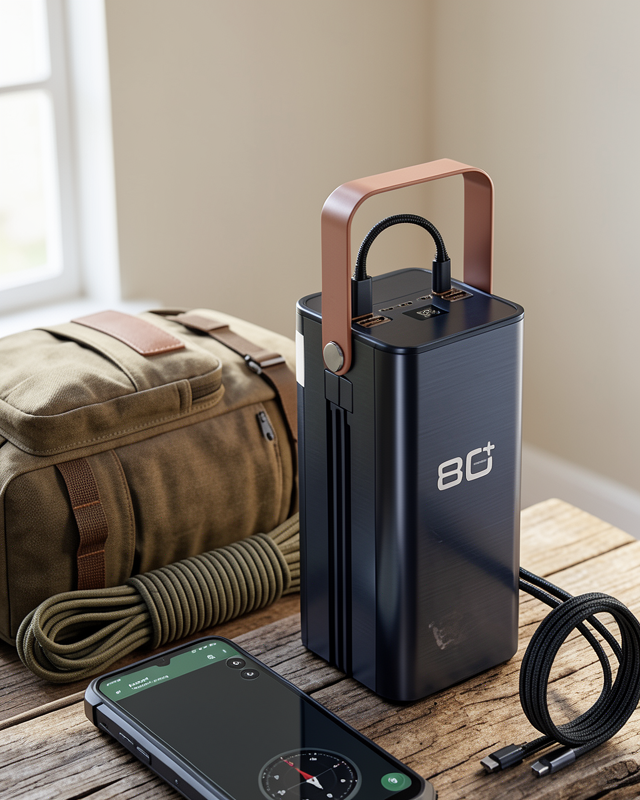 Profesyonel Powerbank 80000 mAh Uzun Süreli Taşınabilir Çoklu Giriş Çıkış Destekli