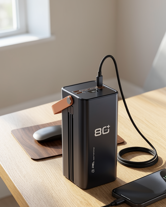 Yüksek Kapasiteli Powerbank 80000 mAh Hızlı Şarj Çok Portlu