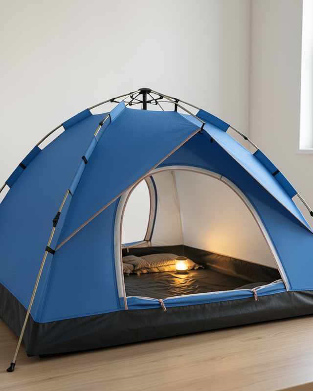 Otomatik Kamp Çadırı 200x135 cm Taşınabilir Suya Dayanıklı