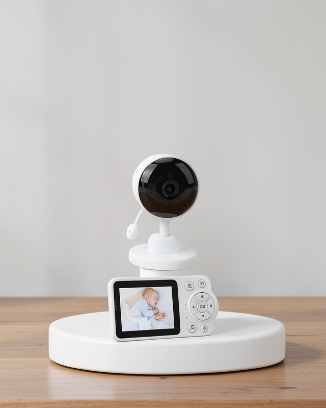 Ebeveyn Kontrollü Bebek Monitörü 2.8 İnç Kablosuz Güvenli İzleme