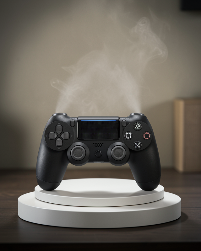 Kablosuz PS4 Oyun Kolu Uzun Bataryalı Çift Motor Titreşimli