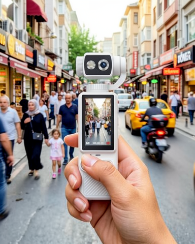 Kompakt 4K Video Kamera Otomatik Netleme USB Bağlantı
