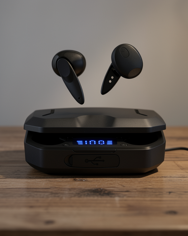 G30 Kulaklık Bluetooth 5.2 Siyah Ergonomik Tasarım