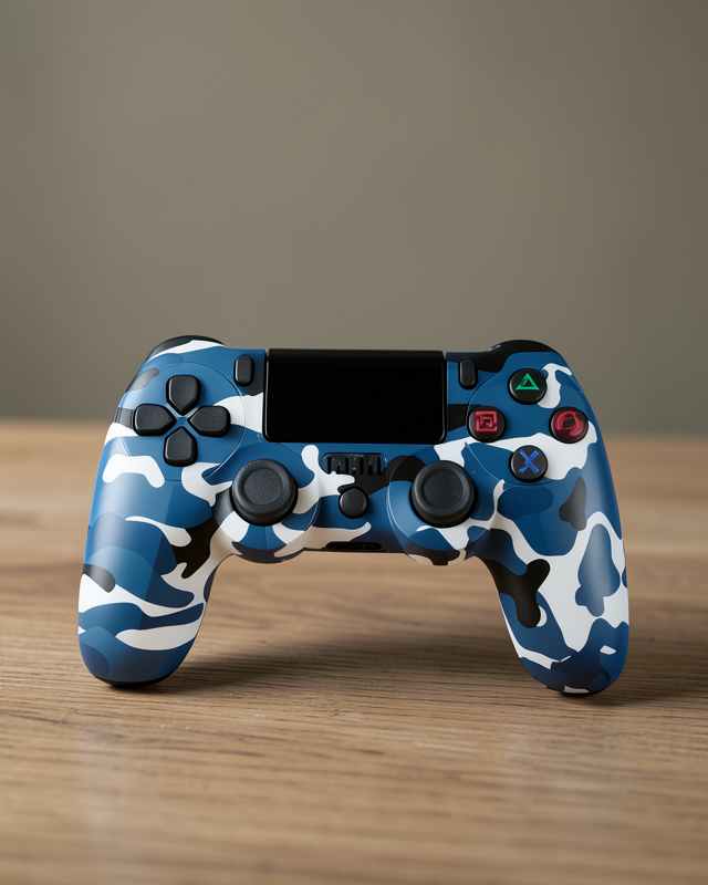 PlayStation 4 Oyun Kolu Kablosuz Kamuflaj Desenli Joystick