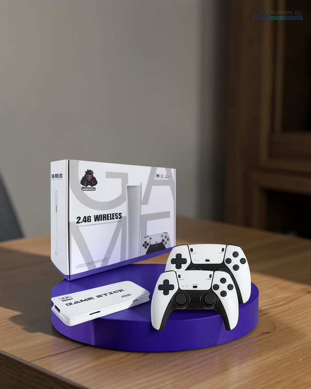 4K Ultra HD Oyun Konsolu 2.4G Game Stick Çift Kollu