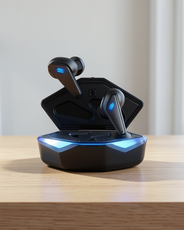K55 Kulaklık Bluetooth Tam Kablosuz Siyah 120 Saat Bekleme
