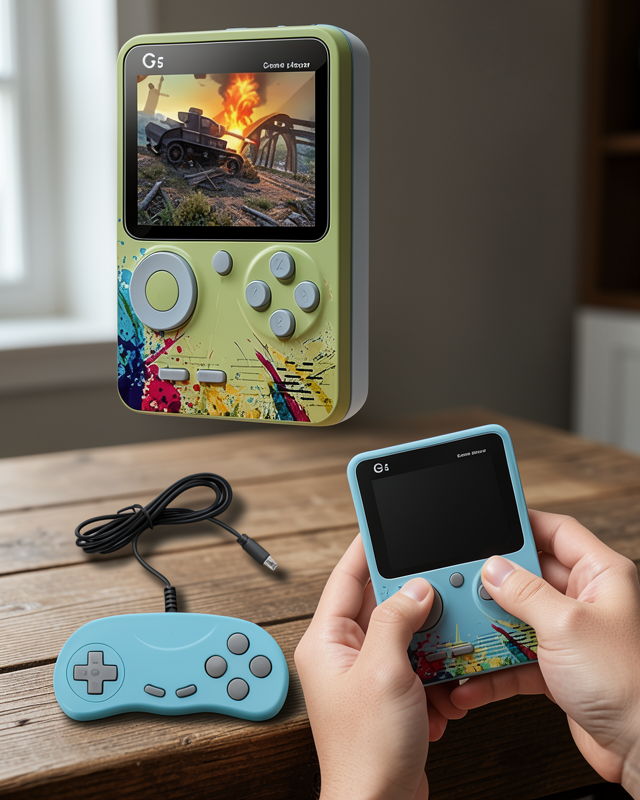 Televizyona Bağlanan Klasik Retro Oyun Konsolu Çift Joystick