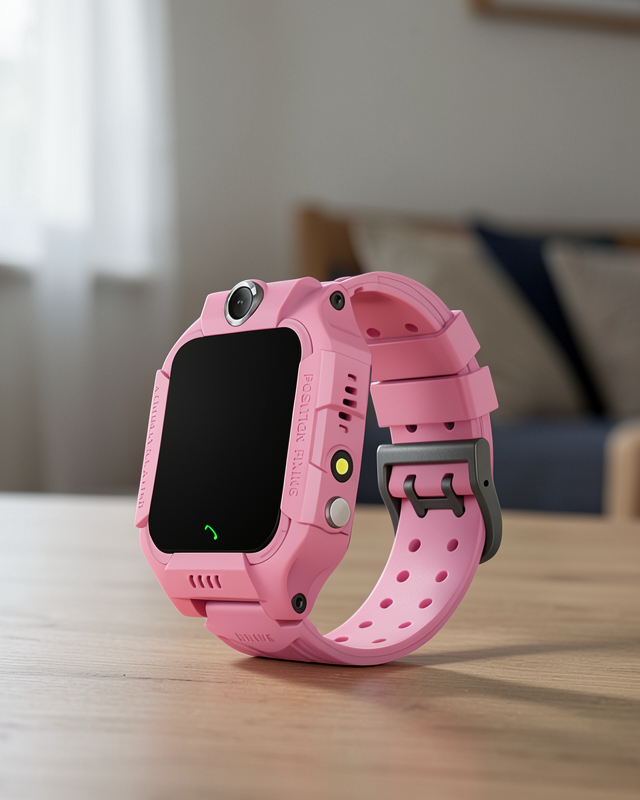 S10 Akıllı Saat Pembe Çocuk Saati WiFi SOS Butonu