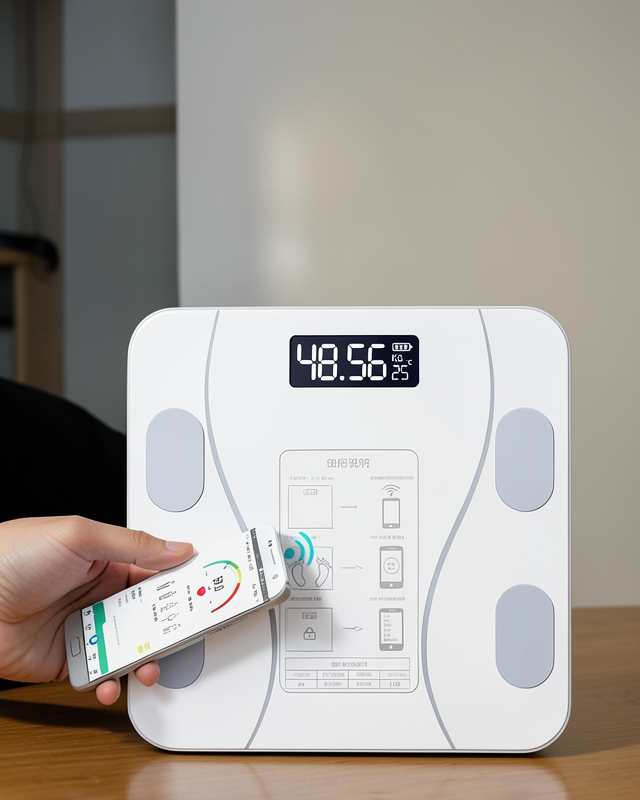 Dijital Elektronik Tartı Baskül Vücut Analiz Wifi Akıllı Yağ Ölçer