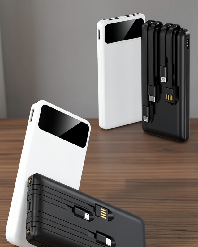 Trm-1011 Powerbank 20000 mAh Hızlı Şarj 4 Çıkışlı Siyah