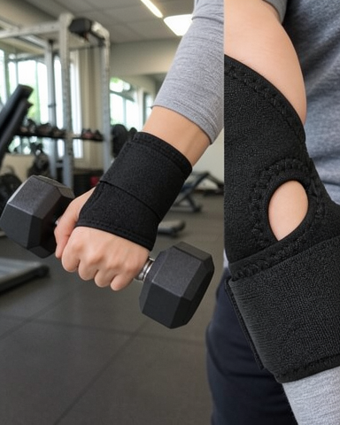 Başparmak Destekli Ayarlanabilir El Bilekliği Sporcu Bilek Bandajı Günlük ve Spor Kullanım için Ayarlanabilir Bilek Sargısı