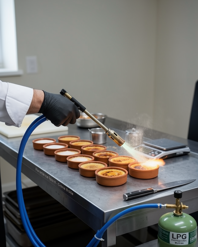 Hortumlu LPG Pürmüz Alev Tabancası Ayarlanabilir Alev Gücü