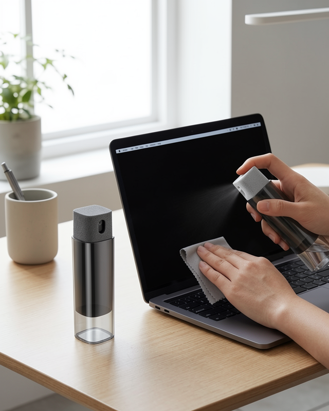 Kompakt Ekran Temizleme Sprey Şişesi Telefon Tablet Bilgisayar